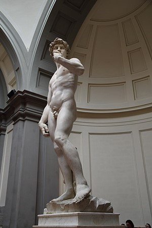 The most famous David by Michelangelo